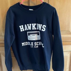 STRANGER THINGS HAWKINS MIDDLE SCHOOL SWEATER